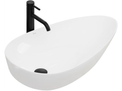 Keramické umývadlo na dosku GRETA 75 biele_0