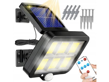 Solárna lampa 120 LED so snímačom pohybu VYPR