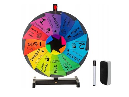 Koleso šťastia na otáčanie, veľkosť 48 cm VYPR