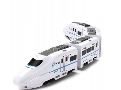 Elektrický vlak na batérie s vagónmi