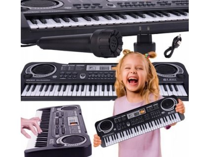 Elektrické klávesy Keyboard + mikrofon