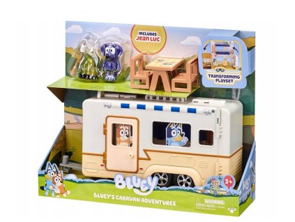 Bluey Bluey's Caravan set s roztomilými postavičkami