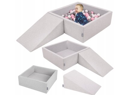 Suchý bazén pre deti s loptičkami 200 ks VYPR