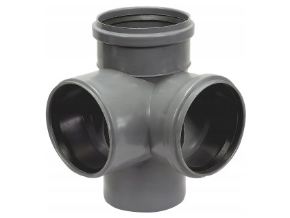 PP PVC rohová tvarovka na odvod ľavá/pravá 110/90° VYPR