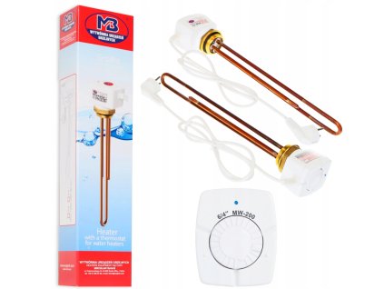 Ohrievač na kotol Galemet 2000W 2 kW 6/4 termostat VYPR