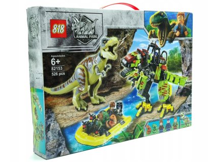 Jursky park T-Rex VS MECHA 526 EL DINOSAUR VYPR