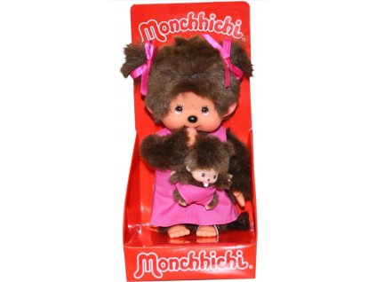 Monchhichi 236200 dievčatko s opičím mláďatkom VYPR