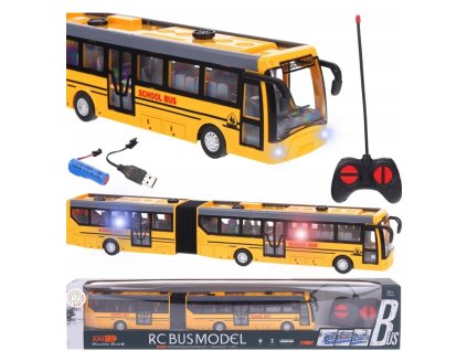 Kĺbový mestský školský autobus RC na diaľkové ovládanie