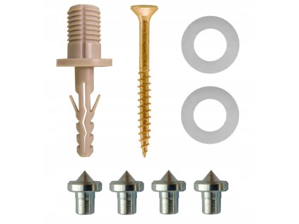 Čapy na montáž schodov PRIEN, veľkosť 8 - 50 ks