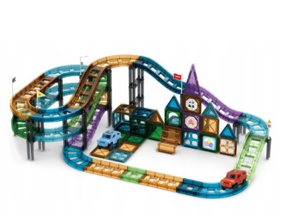 Sada magnetických kociek elektrického vlaku 96 ks VYPR