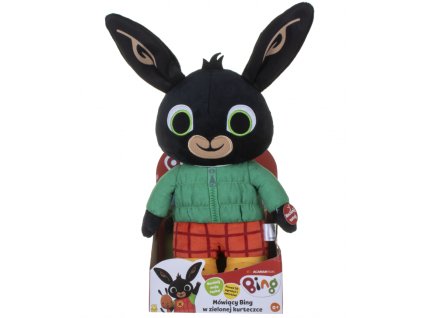 Plyšový medvedík Bing v zelenej bunde VYPR