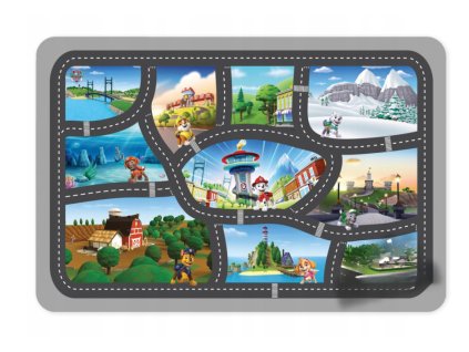 Plstená podložka , koberec  Paw Patrol Travels 100x150 cm