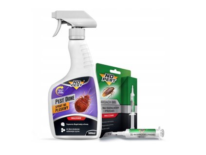 NO PEST® sprej + gél na boj proti švábom a švábom