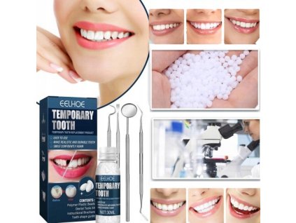 Sada na dočasnú opravu zubov 5 ks