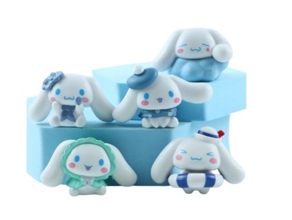 Sada figúrok Hello Kitty Cat Cinnamoroll 5 ks VYPR