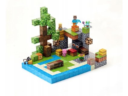 Magnetické bloky Minecraft 218 ks VYPR