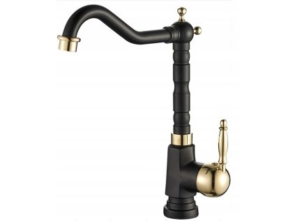 Umyvadlová batéria Vysoká Batérie Bona Retro Čierna+zlatá Čiernej a zlatej_0