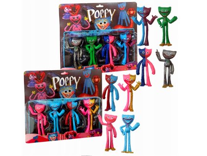 Postavičky Huggy Wuggy Poppy 6 ks VYPR