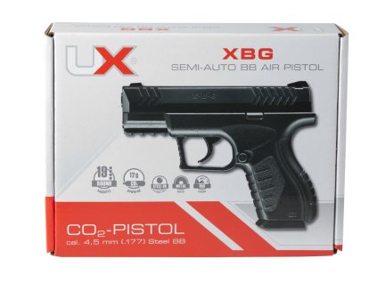 Vzduchová pištoľ Umarex XBG 4,5 mm+1 500 BB peliet+10 ks CO2 kapsúl VYPR