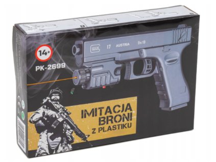 Replika pištole Glock 17 s guličkami VYPR