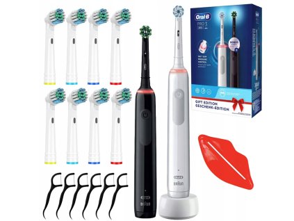 Elektrická zubná kefka Oral-B čierna + biela