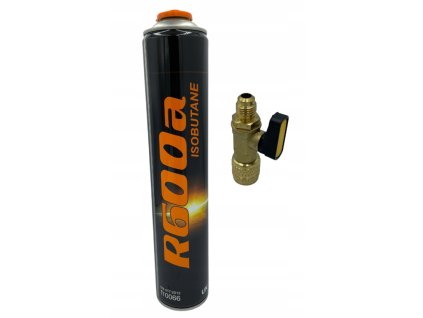 Chladivo R600a izobután + ventil VYPR