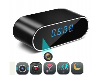 Hodiny s mini kamerou