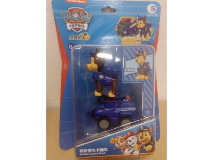 Figúrka Paw Patrol Chase s autom VYPR