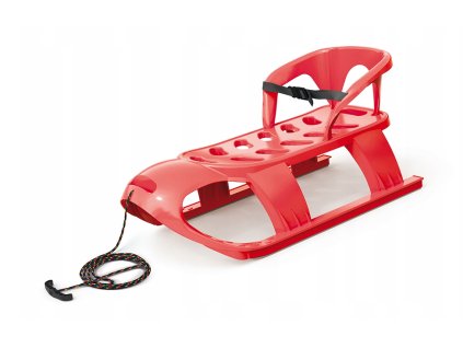 Detské sánky Bezzy Isbus červené