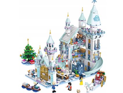 Set lego stavebnica Ľadový palác Elsa 1415 ks