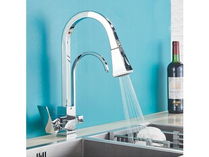 BATERIA kuchenna KRAN nowoczesny styl CHROMOWANA Kod producenta 921016649857