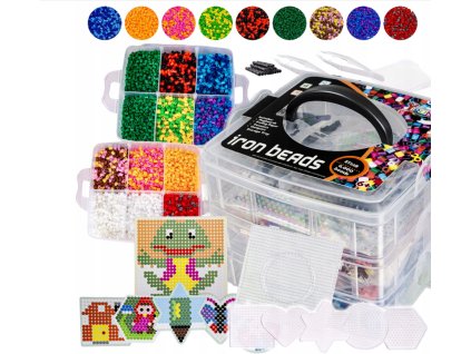 Nažehľovacie korálky XL SET 6000 ks