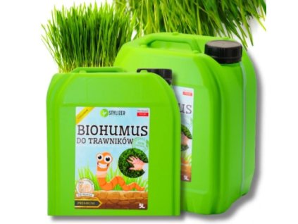 Prírodné organické hnojivo na trávnik biohumus 5L na postrek