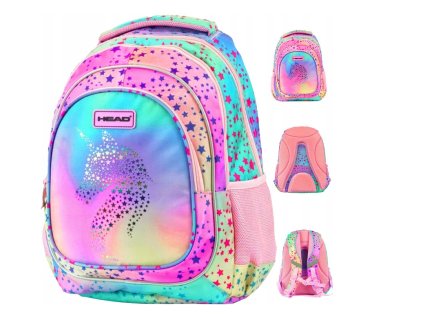 Školská taška - batoh Ombre s jednorožcom