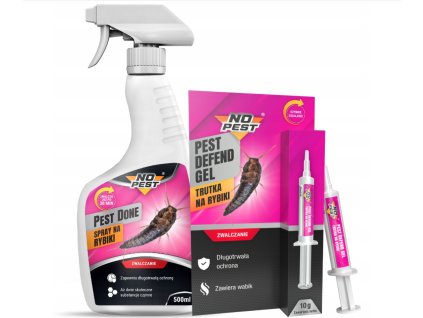 No Pest sprej + gél na hubenie striebornej rybky