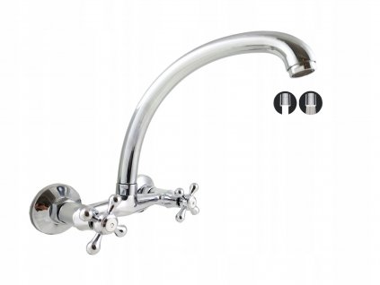 KUCHYNSKÉ BATÉRIE NA STENU DLHO RETRO DVA ZÁVITY_0