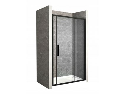 ČIERNE posuvné sprchové dvere SLIDE 150 Rea_0