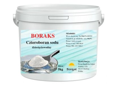 Tetraboritan sodný Borax 99,9% 5 kg VYPR