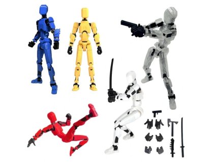 Polohovateľná figúrka T13  5 ks VYPR