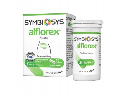 Symbiosys Alflorex probiotyk 35624 1 mld 30 kapsulek mikrobiota jelit