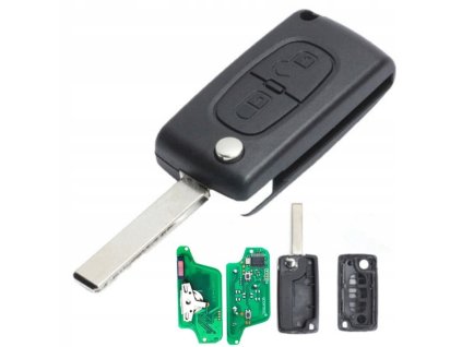 KLUCZYK PILOT Z ELEKTRONIKA PEUGEOT 207 307 308 407 607 Citroen C2C3C4C5C6
