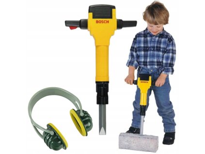 ZESTAW MLOT PNEUMATYCZNY SLUCHAWKI OCHRONNE BOSCH