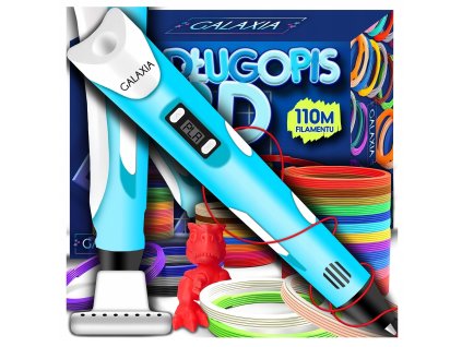 DLUGOPIS 3D Dla Dzieci DRUKARKA 3 D PEN Zestaw i WKLADY PLA 110 METROW