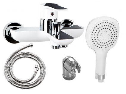 Vaňová batéria nástenná vaňa KOHÚTIK VALVEX bol DANÝ BIELY SET_0