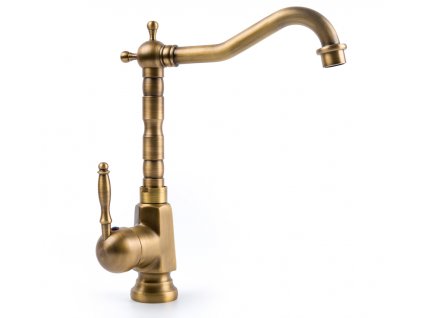 Kuchynská batéria -  Retro starozlatý kuchynský faucet KONTROLA_0