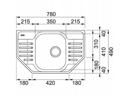 Drez FRANKE Set Scala 45 dekor Sifónu vypnúť Bat. Doz_2