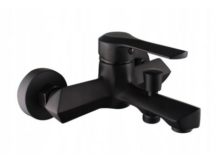 Vaňová batéria nástenná MEXEN SABRE - vaňa KOHÚTIK BLACK - 72130-70_0