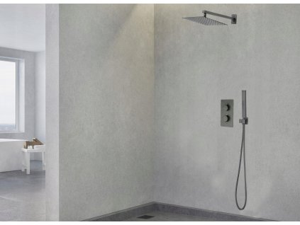 SÚPRAVA pre sprchový flush-namontované 30 cm ČIERNA_0