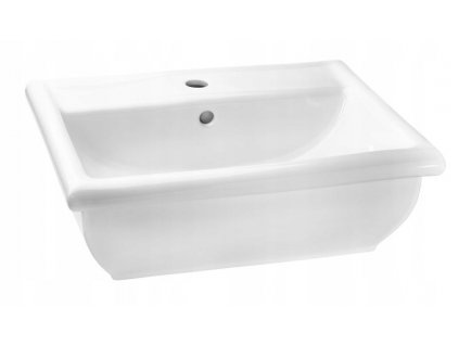 Umývadlo -  Keramické umývadlo Retro 55 cm biele Hybner_0