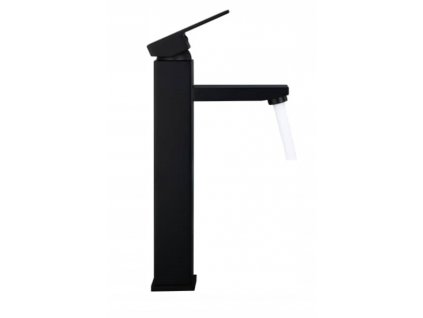 Umývadlová batéria čierna matná + korok